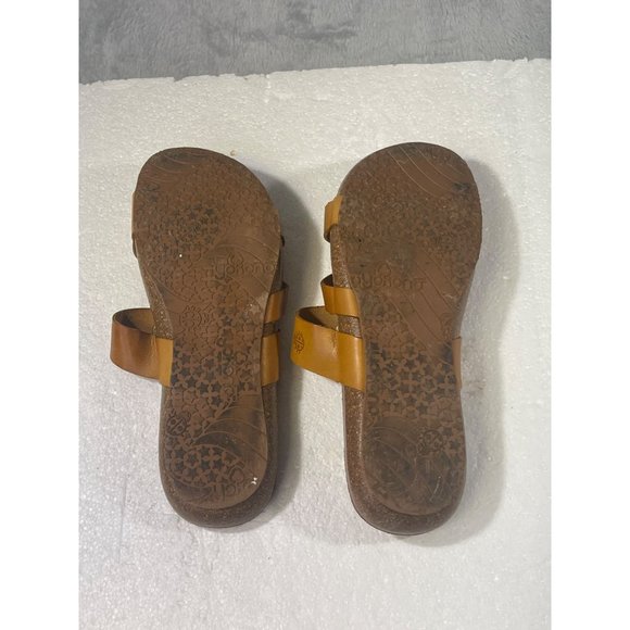 Yokono womens size 9 leather sandal-tan made in spain - Picture 14 of 16